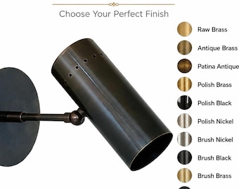 Finish Chart - Mid Century Light - Modern Light Fixture