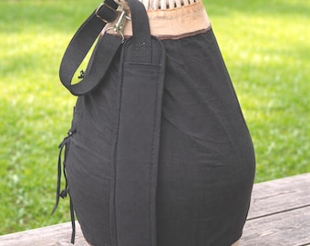 24-tums professionell lermridanga med fodral – ISKCON Pro Kirtan Instrument