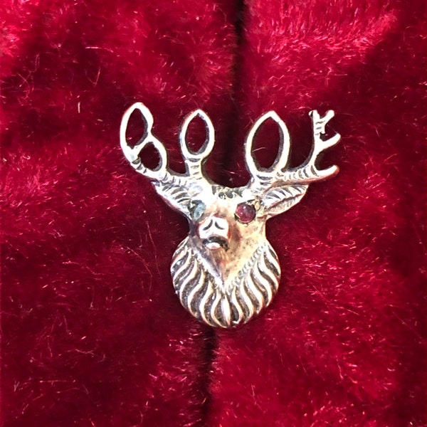 Vintage Elks Lodge 12k Screw Back Tie Tac Pin Benevolent and Protective Order of Elks - BPOE