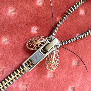 Steampunk Flying Insect Slave Bracelet - Industrial Fly Bracelet - Victorian Fly Girl