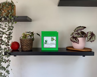 Pokemon Game Boy Wall Art | Rayquaza Pixel Art Frame | Retro Gaming Decor | 3D Printed Wall Decor | Pokemon Gift