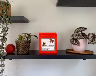 Pokemon Game Boy Wall Art | Groudon Pixel Art Frame | Retro Gaming Decor | 3D Printed Wall Decor | Pokémon Gift