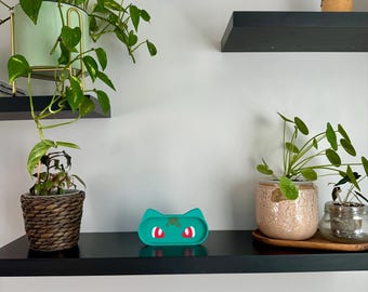 Bulbasaur Pokémon-Ablagefach | 3D-gedrucktes Aufbewahrungstablett | Organizer für Schlüssel, Brille und Schmuck | Geschenk für Geeks