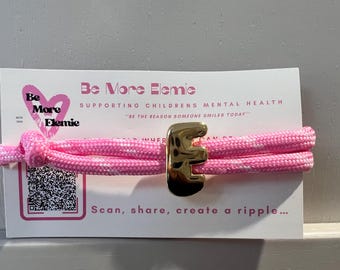 Be More Elemie - Braccialetto della gentilezza ROSA