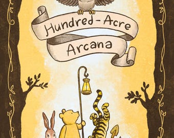 Baraja de tarot de los Cien Acres de Winnie the Pooh: 78 cartas, caja magnética y guía.