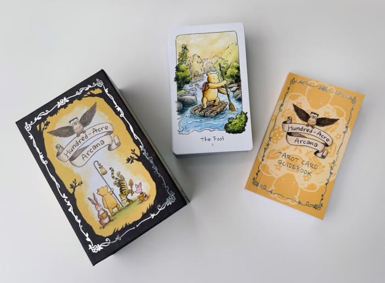 Winnie-the-Pooh's Hundred-Acre Arcana Tarot Deck — 78 Cards, Magnetic Flip Box & Guidebook image 9