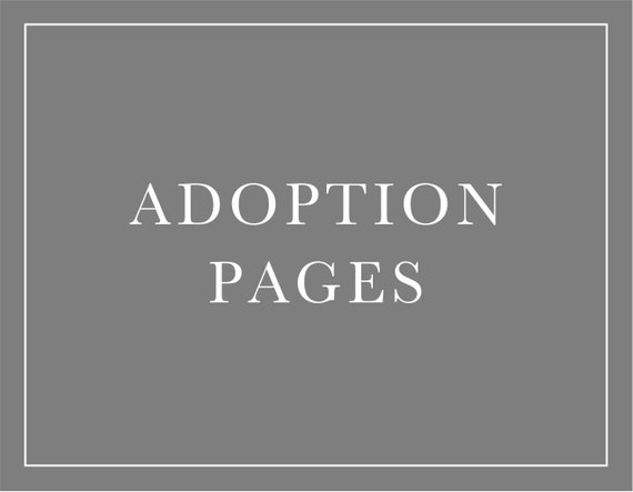 adoption baby book