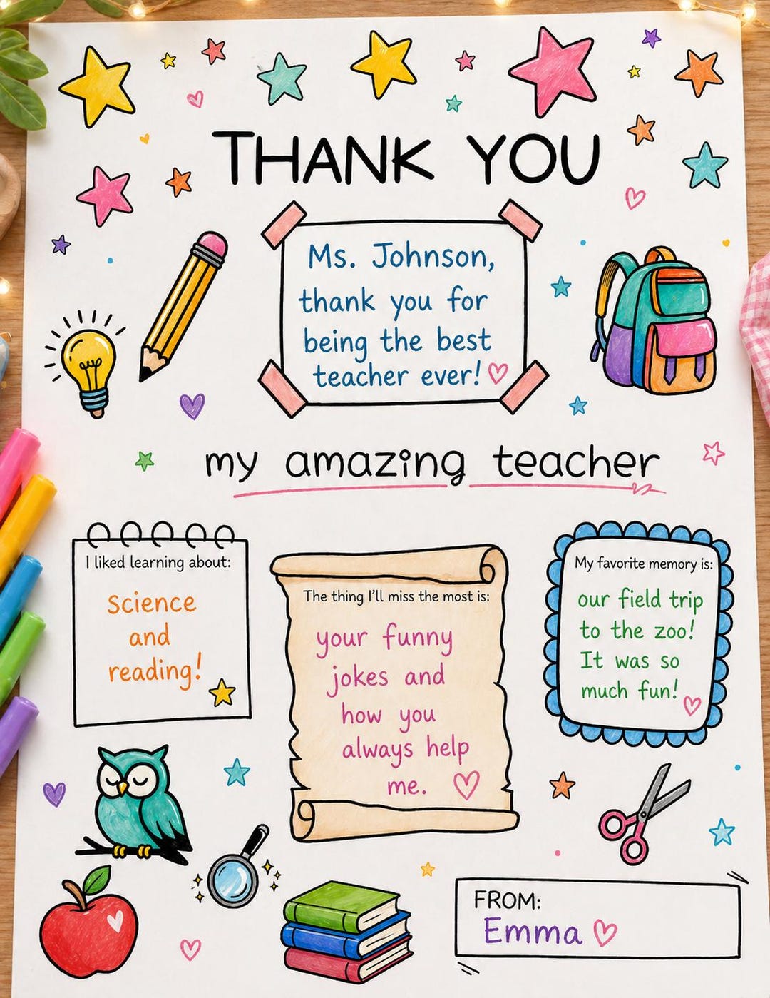 Teacher Appreciation Week Printable Bundle – Thank You Teacher Coloring ...