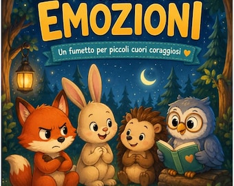 The Forest of Emotions Comic Book for Children PDF, Printable Emotional Education Book, Stories for Emotional Regulation and Emotional Intelligence