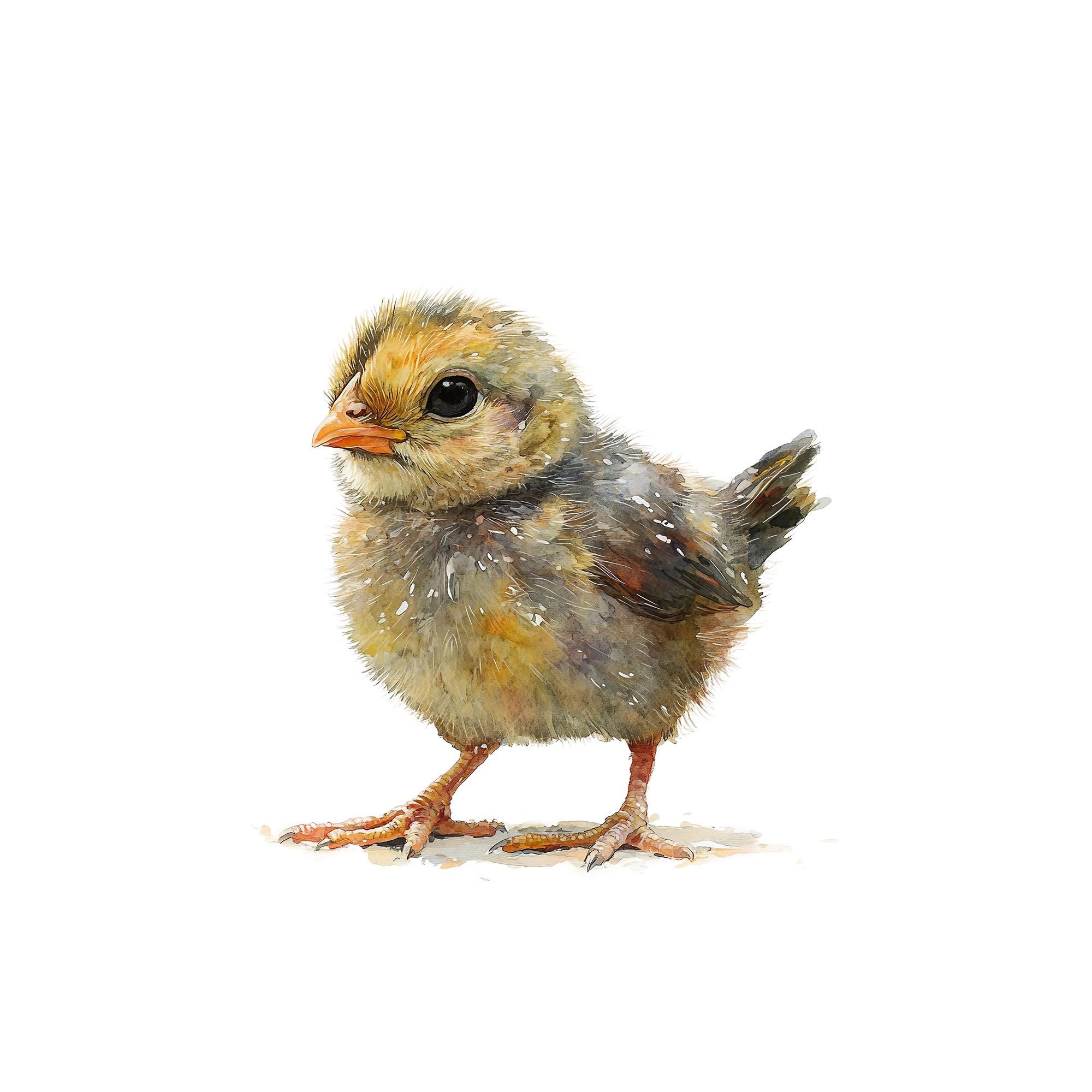 Cute Chicks Clipart Bundle Comfort Colors Shirt, Baby Chick PNG Set ...