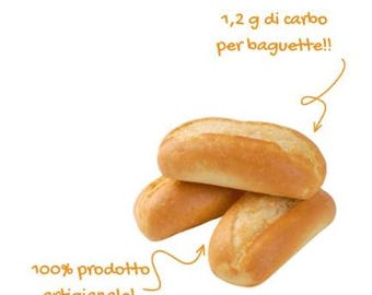 Keto Baguette Low Carb | Pane Proteico Senza Zuccheri | Solo 1,2g Carboidrati | Artigianale