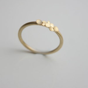 Dahlia 18ct yellow gold Ring zdjęcie 2