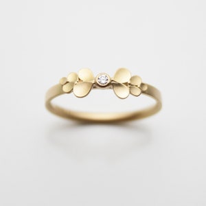 Dahlia 18k Gold and diamond Ring image 1