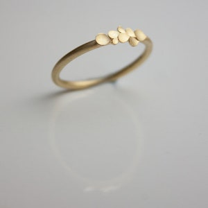 Dahlia 18ct yellow gold Ring zdjęcie 3