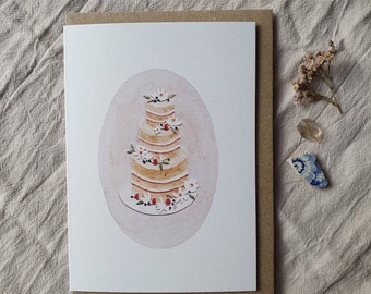 A6 'Celebration Cake' card