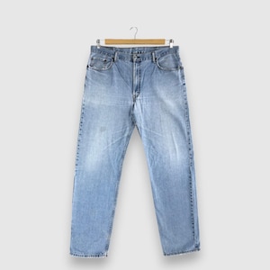 W40 Vintage Y2K Levis 505 Light Wash Jeans Levis Faded Denim Pants Distressed Men Levis High Rise Straight Leg Jeans Casual Denim Size 40x34