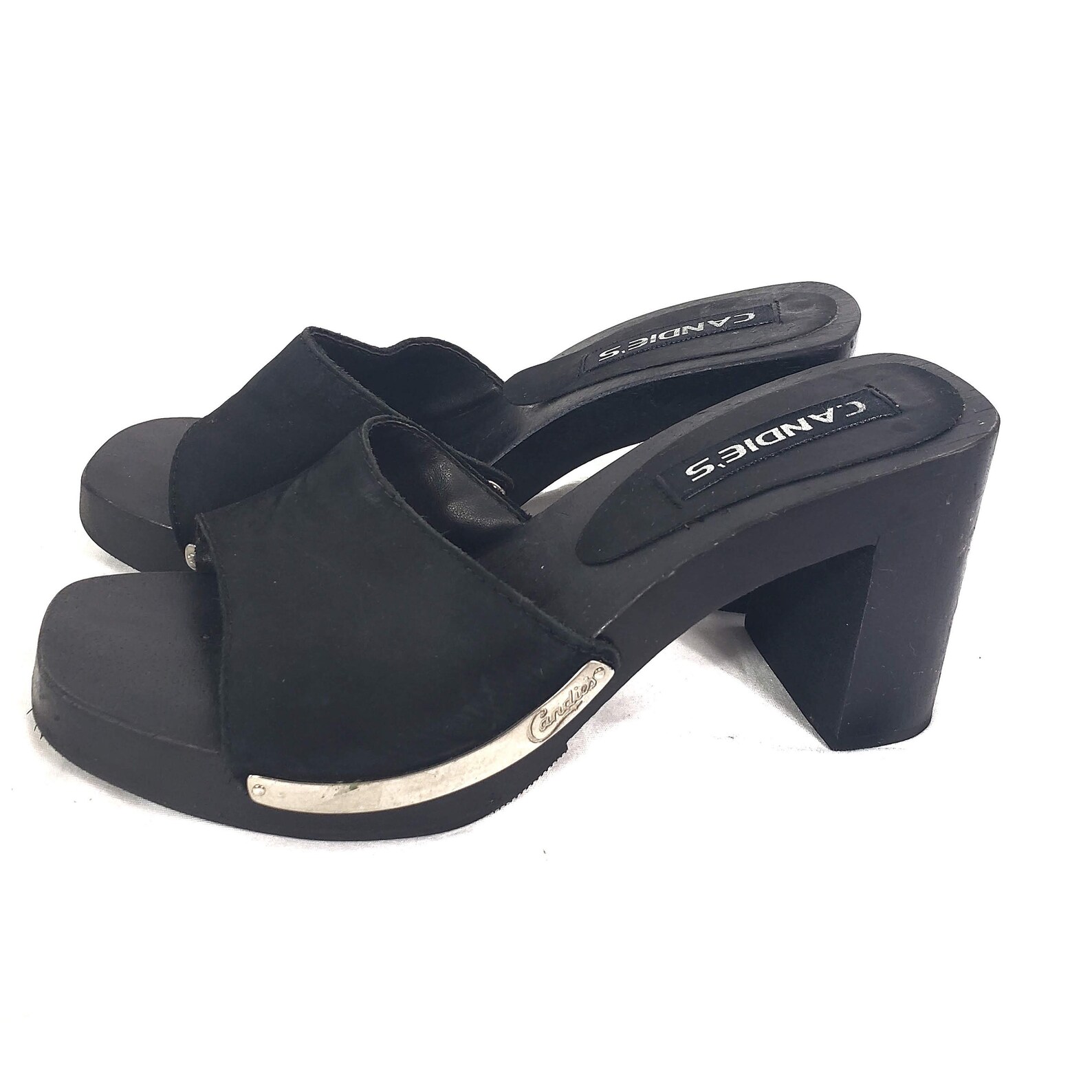 vintage candies shoes wooden heels