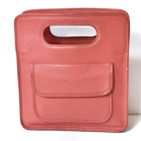 Coach Stroll Metro Tote Vintage Pink Leather Made