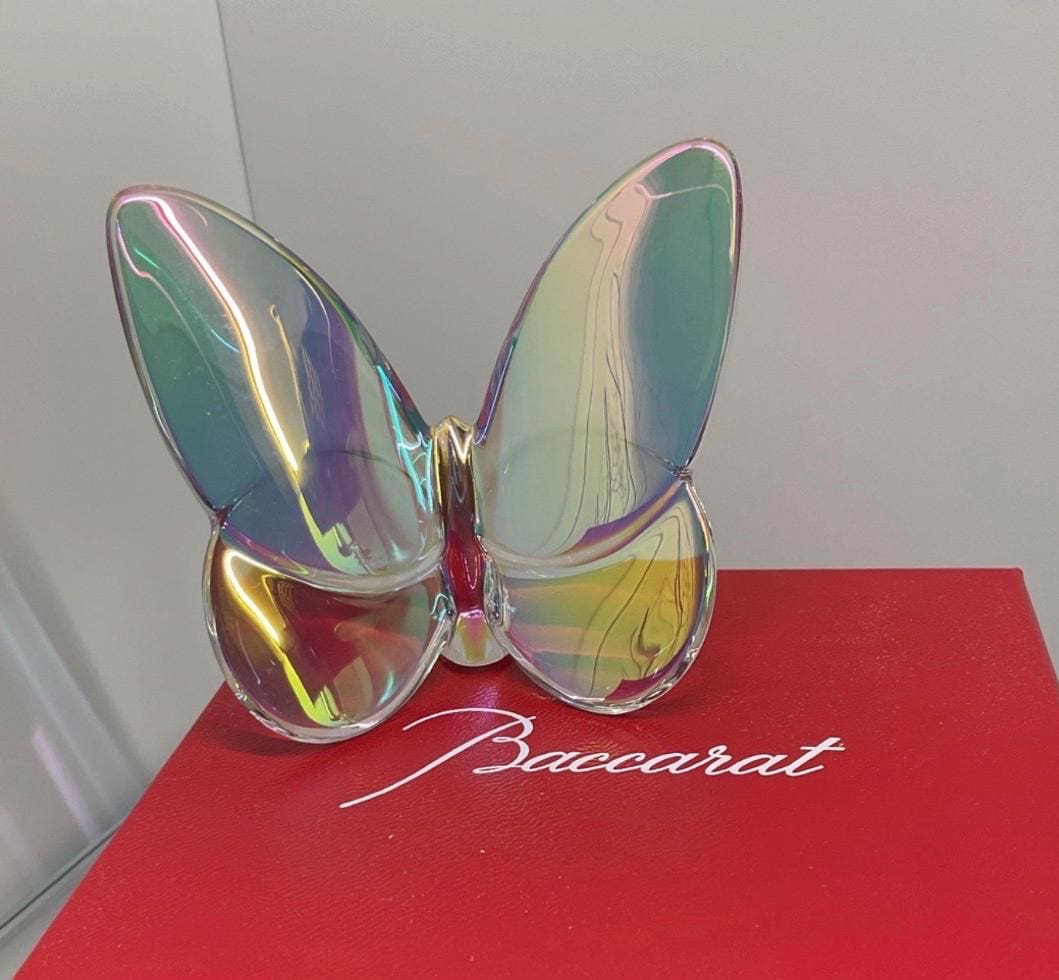 Baccarat Butterfly Crystal - Etsy