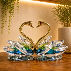 Murano glass swans - Etsy 日本
