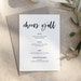 Saranac Brush Lettering Wedding Drinks Cheers Y'all Menu Casual ...