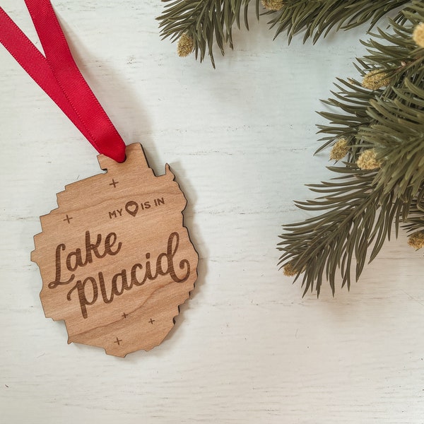 Lake Placid Ornament Etsy