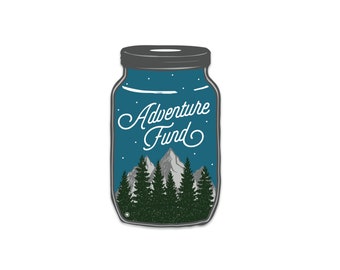 Adventure Fund Sticker | Explore Sticker | Nomad Sticker | Adventure Sticker