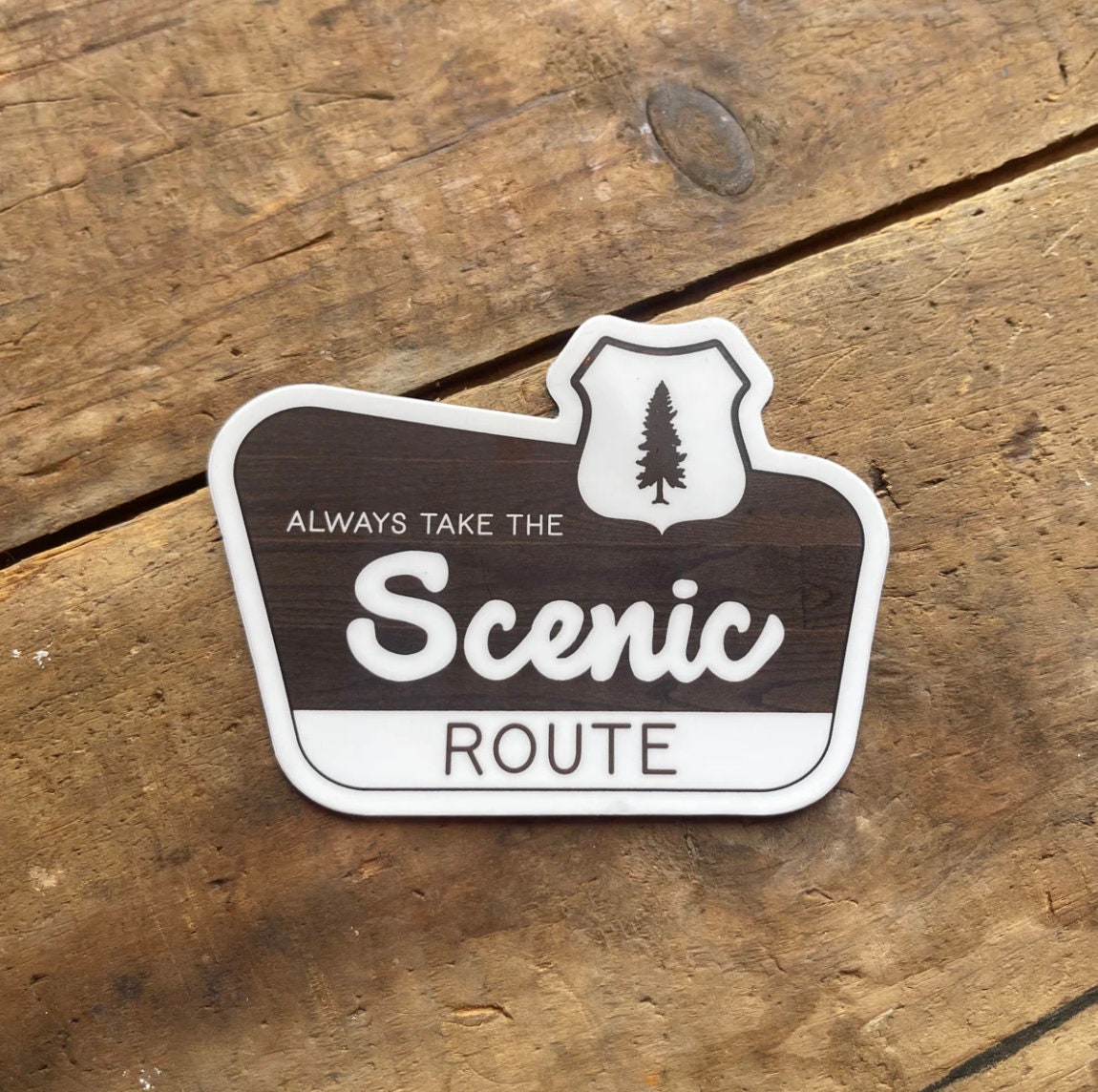 Always Take the Scenic Route Sticker - Etsy