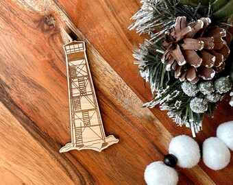 Bald Mountain Rondaxe Fire Tower Old Forge Magnet | Adirondacks Wood Design | Upstate New York