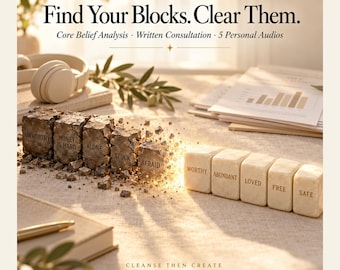 Core Belief and Block Analysis, Written Consultation, 5 Subliminal Audios With Your Name, Life Report, Hooponopono Clearing, MP3