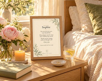 Personalisierte Affirmationen, individuell für Sie verfasst, Ho'oponopono-Affirmationen mit Ihrem Namen, 21-Tage-Anleitung, Handy-Hintergrundbild, Geschenk zur Stärkung der mentalen Stärke