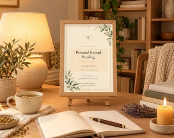 Persönliche Aufzeichnungen, schriftliche Hooponopono-Lesung Ihrer Geschichte, personalisiertes PDF und Telefonkarte, Geschenk zur Stärkung des Selbstwertgefühls, Selbstreflexion
