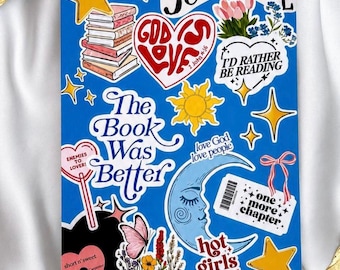 Inserto para Kindle Blue Moon Bookish Cozy - Estilo pegatinas