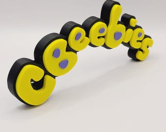 CBeebies - 3D Logo Display Model