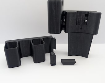 Soporte de pared para aspiradora inalámbrica Shark Pro / Estación de carga PETG negra, soporte para accesorios