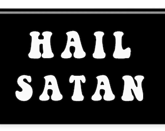 Magnet (2"x3"): Hail Satan