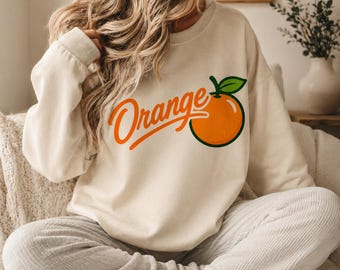 Retro Orange Fruit SVG PNG Bundle, Summer Citrus Shirt Design (Digital Download)