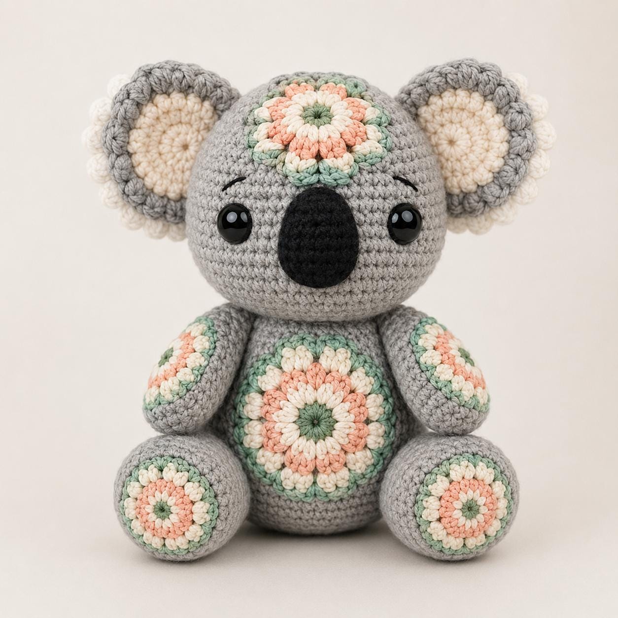 African Flower Koala Pattern