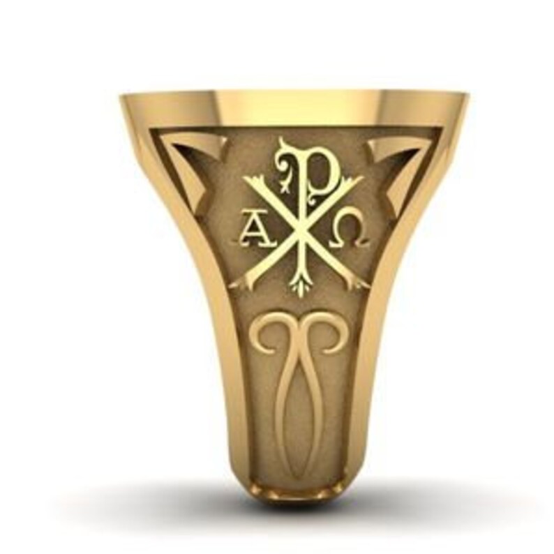 Crest Ring, Rings, Religious Crest Ring, Custom Made