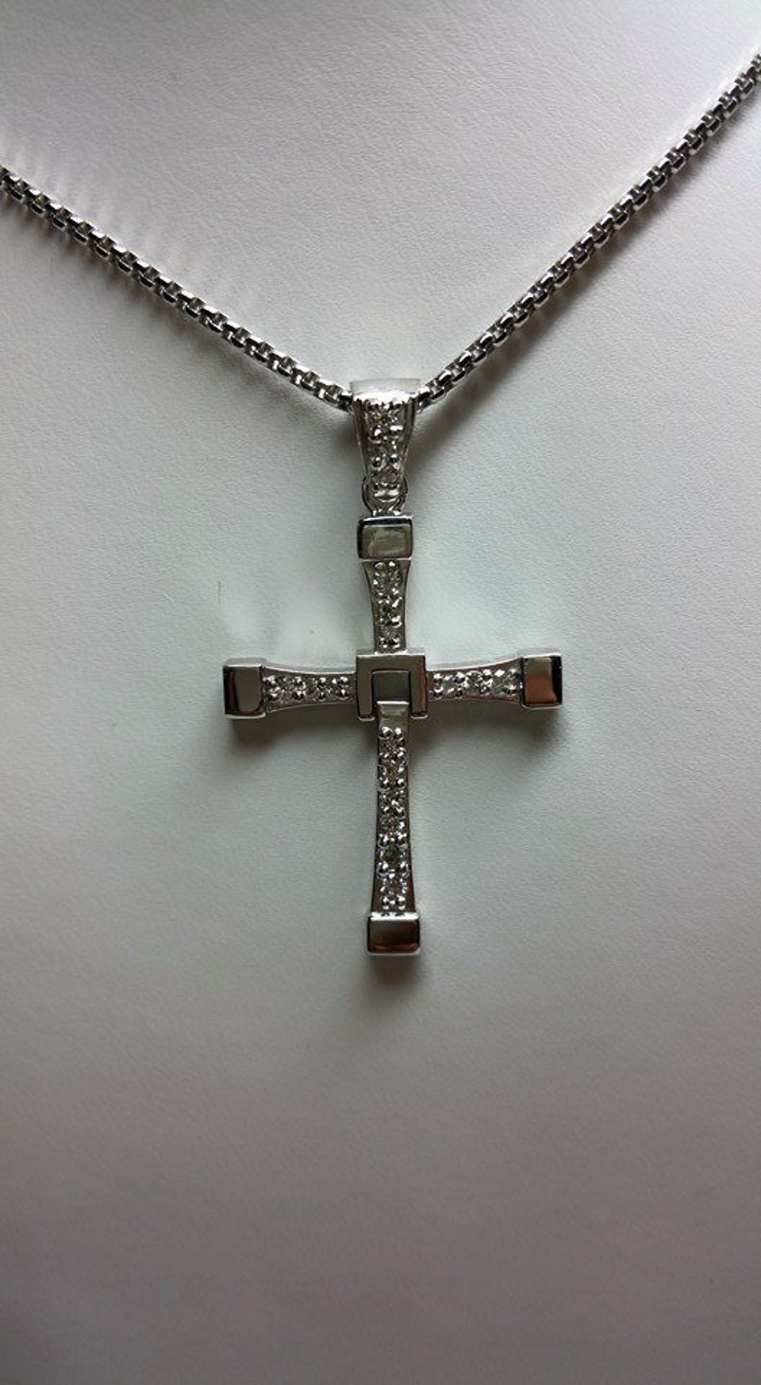 geïnspireerd kruis Religieus kruis Diamond Cross 14 Kt - Etsy