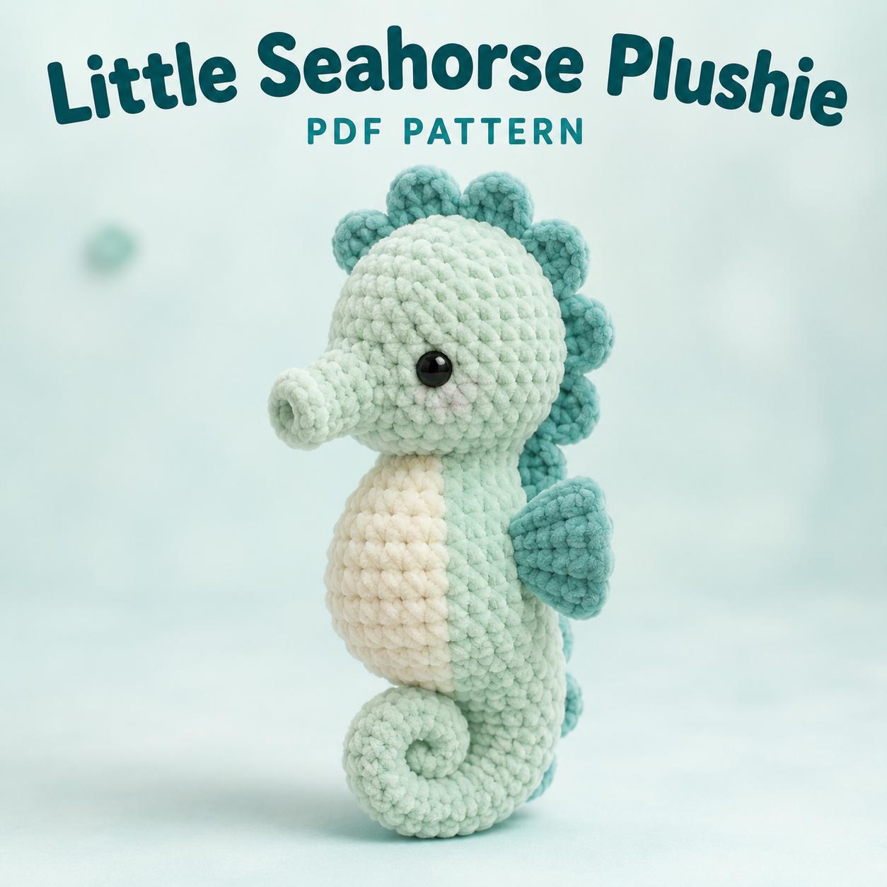30 Seahorse Crochet Patterns to Make for Ocean-Inspired Gifts, Nursery Decor, and... 8 Beginner-Friendly Plush Seahorse Pattern