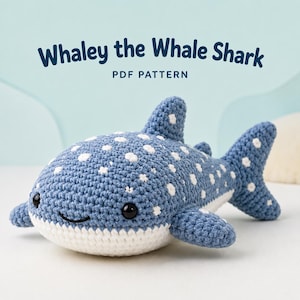 Virkmönster för valhaj, plysch-amigurumi med låg sömnadsförmåga PDF