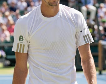 Herren-Tennis-Meisterschafts-T-Shirt, Sport-T-Shirt für Rasenplätze, Wimbledon-Sportbekleidung, Geschenk für Tennisfans