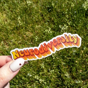 Neurodiversity Vinyl Sticker 4 inch