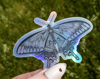 Schmetterling Holographic Sticker 3 inch