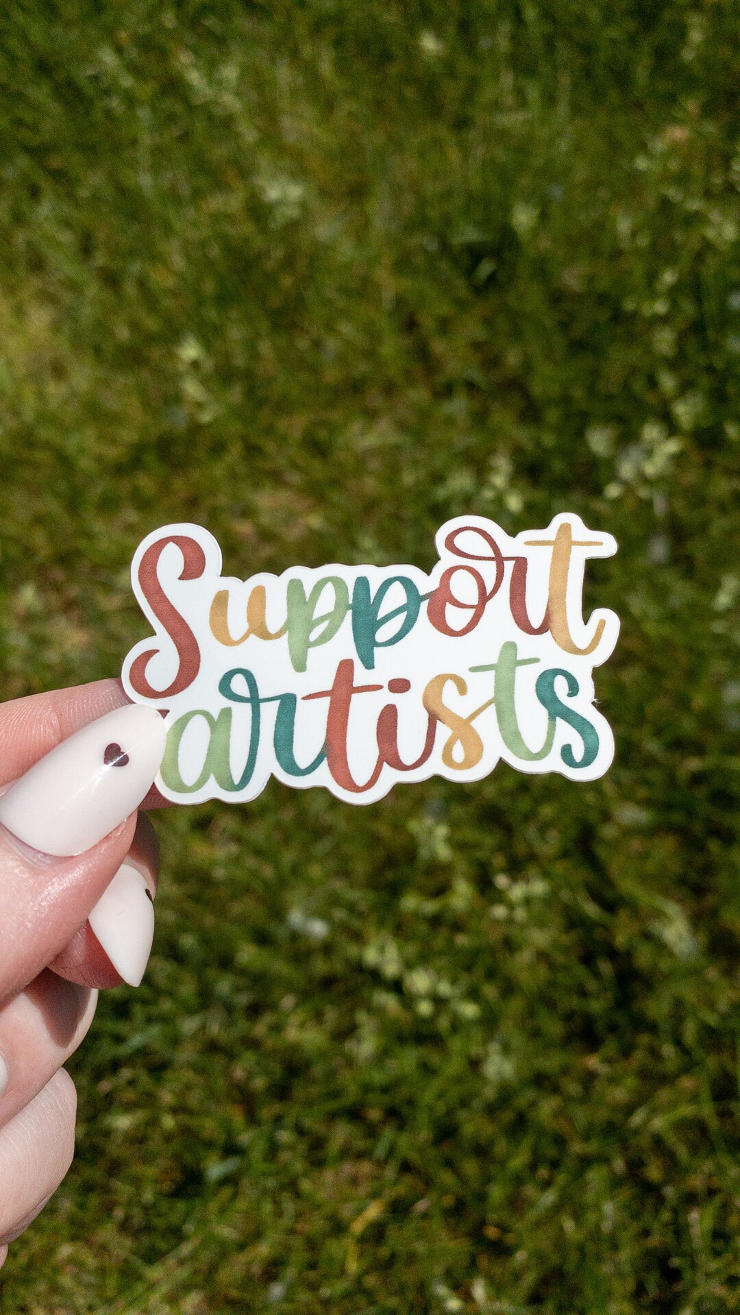 Support Sticker Drawing Support Artists Sticker Vinyl Matte 2.5 Inch - Etsy