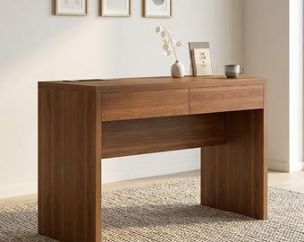 Office Desk With USB Outlet Computer Desk 3 Drawer Writing Study Work Table