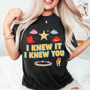 Toy Story TS I Knew It I Knew You PNG Design, Western Cowgirl Digital Download, Birthday Era Graphic for T-Shirt Mug Sticker image 3