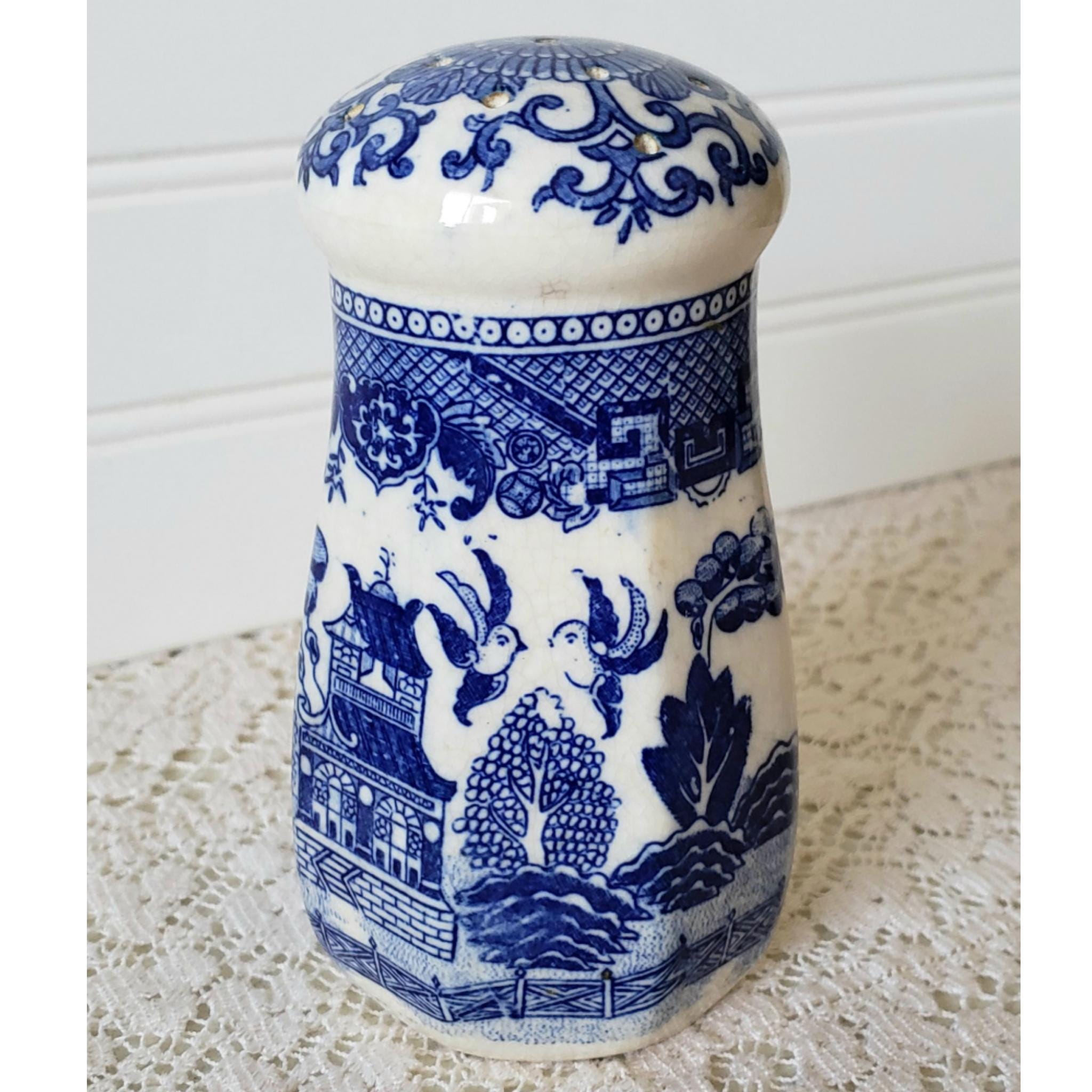 MORIYAMA モリヤマ ブルーウィロー ランチプレート 26cm✖️4枚