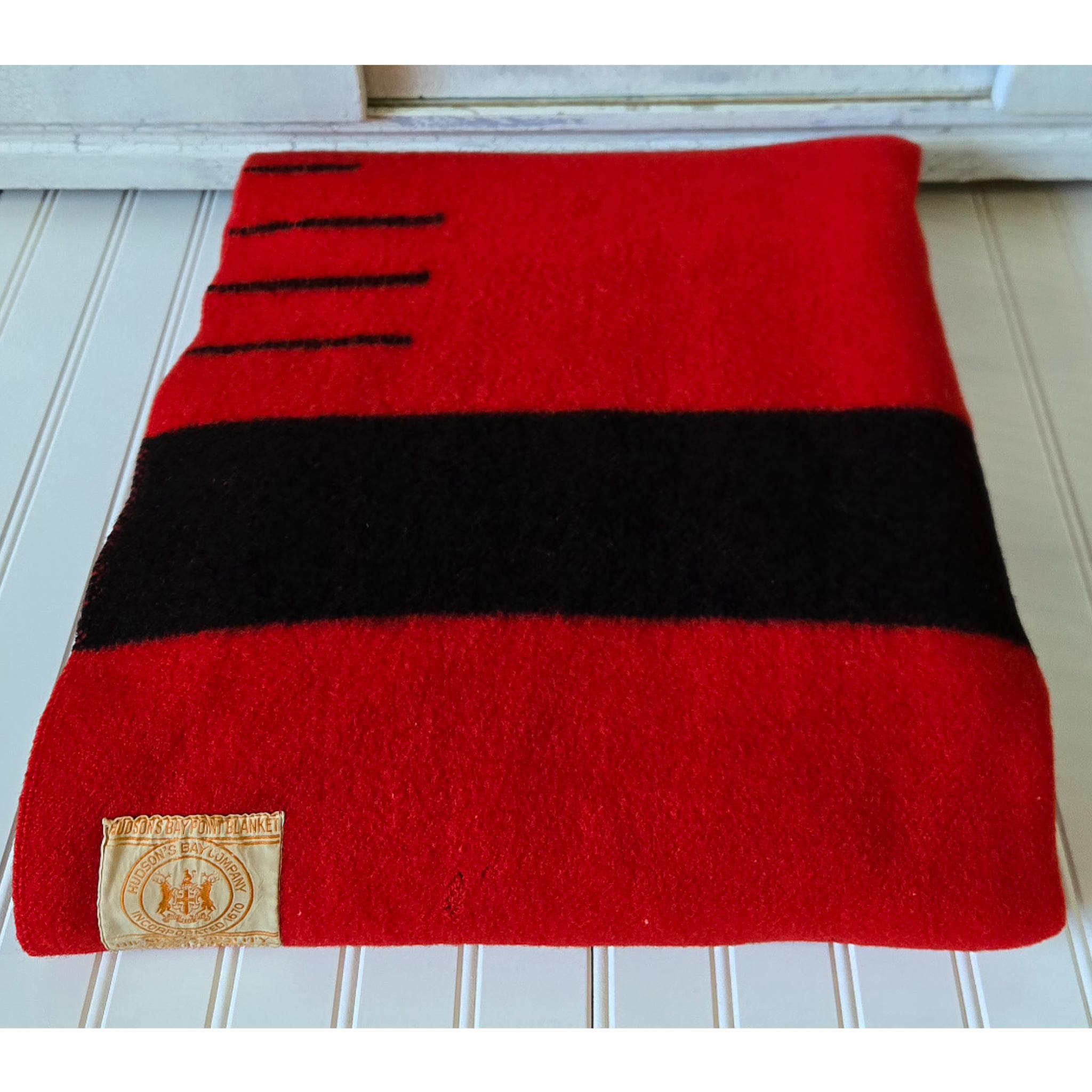 Stripe Vintage Wool Blanket